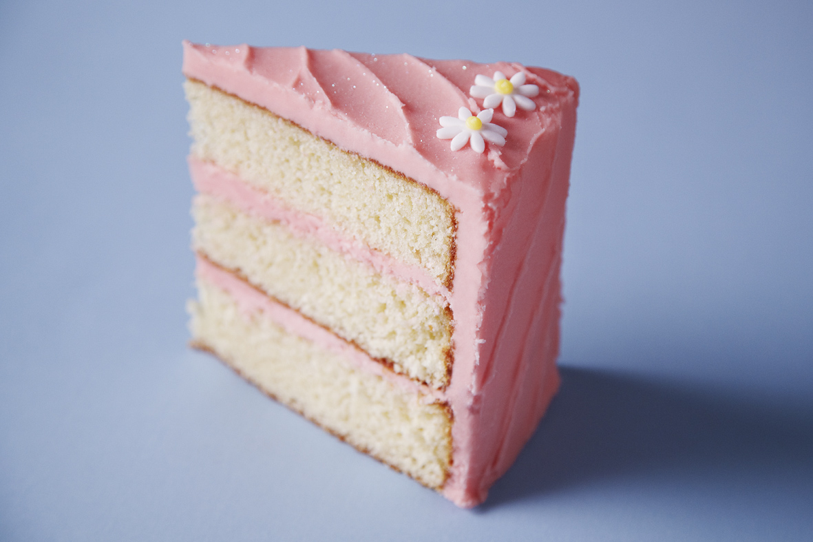 Image result for piece of pink cake